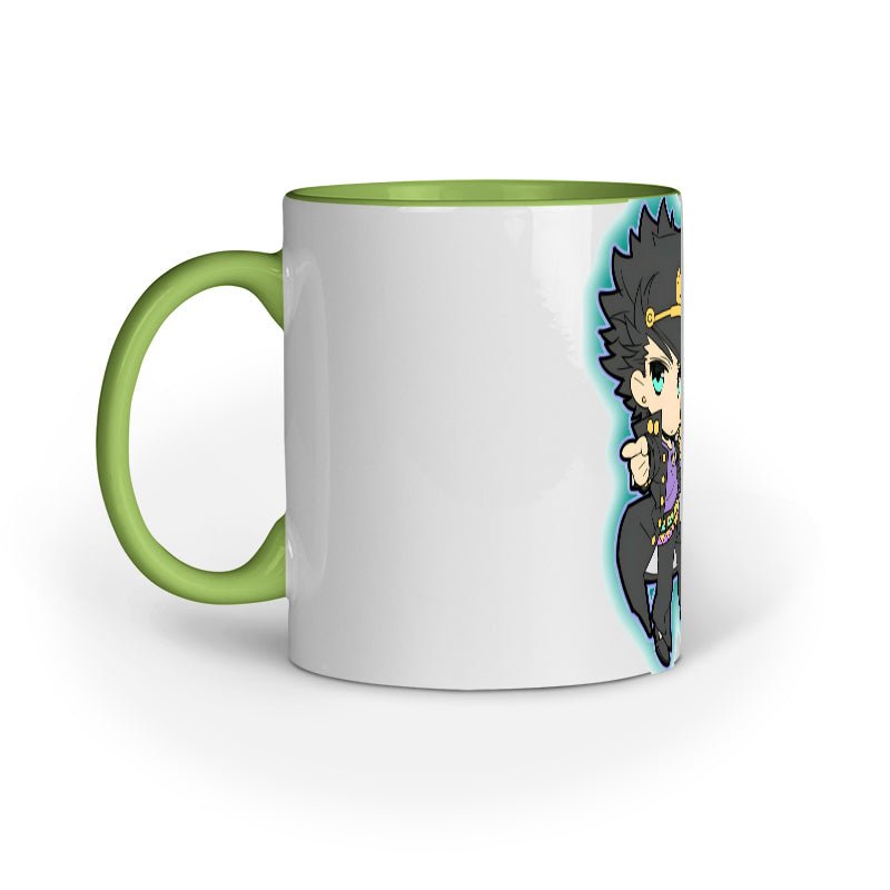 Jotaro Kujo Chibi Edition Mug Available in Black/Dark Blue/Green - RadArc
