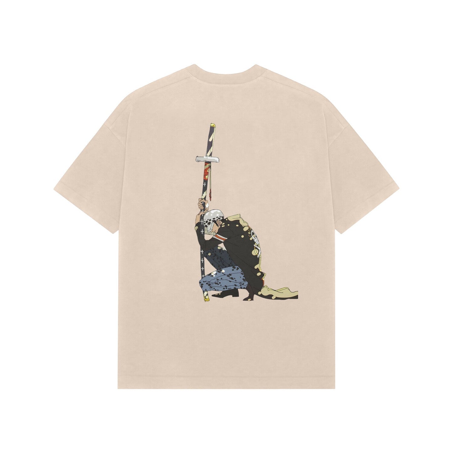 The Surgeon Of Death Oversized Tee available in White/Black/Beige - RadArc
