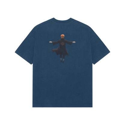 Arrival Of Pain Oversized Tee [Cotton] Available in White/Blue/Black/Ivory - RadArc