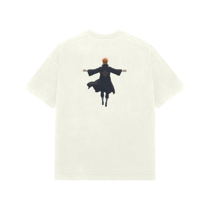 Arrival Of Pain Oversized Tee [Cotton] Available in White/Blue/Black/Ivory - RadArc