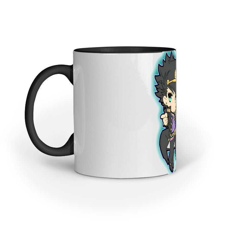Jotaro Kujo Chibi Edition Mug Available in Black/Dark Blue/Green - RadArc