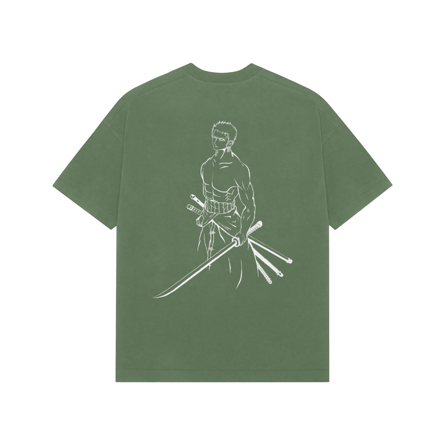 Moss Head [ONE PIECE] Oversized Tee Available in Green/Blue/Black - RadArc