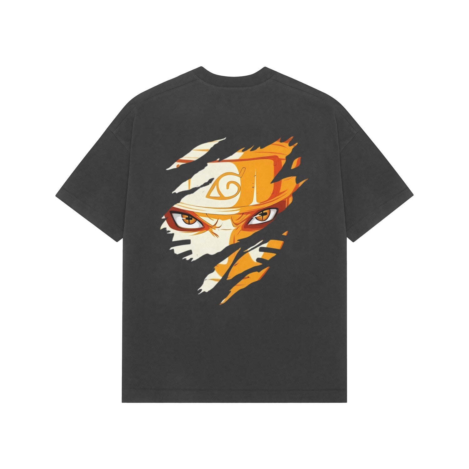 The Cursed Boy [NARUTO] Oversized Tee Available in Orange/White/Black - RadArc