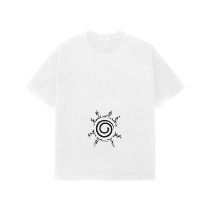 The Cursed Boy [NARUTO] Oversized Tee Available in Orange/White/Black - RadArc