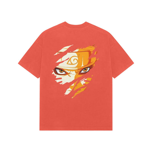 The Cursed Boy [NARUTO] Oversized Tee Available in Orange/White/Black - RadArc
