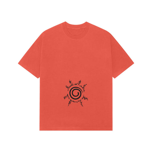 The Cursed Boy [NARUTO] Oversized Tee Available in Orange/White/Black - RadArc