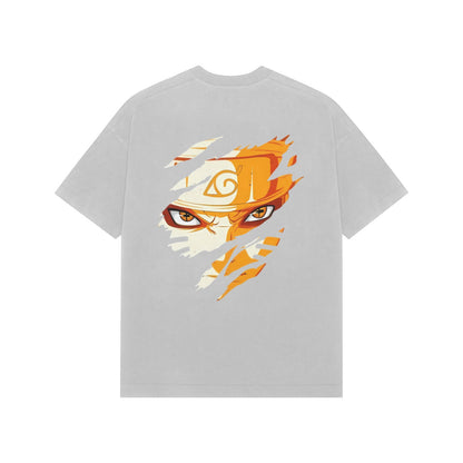 The Cursed Boy [NARUTO] Oversized Tee Available in Orange/White/Black - RadArc